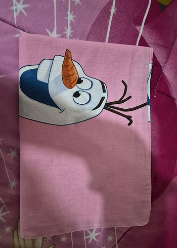 Pembe Baskılı Çocuk yastık kılıfı - Görsel 3
