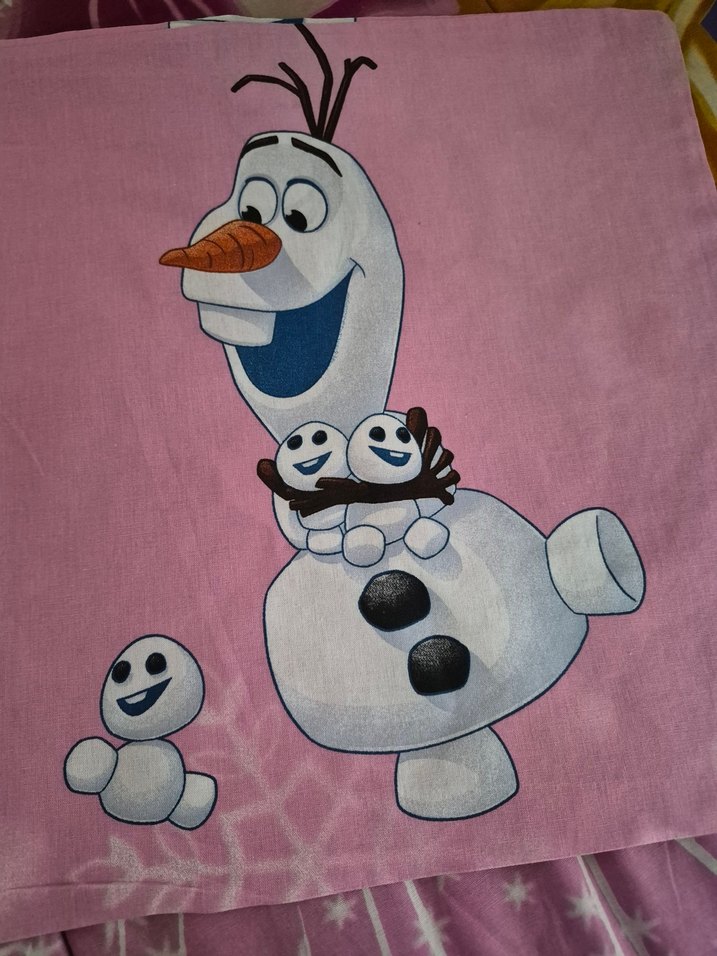 Pembe Baskılı Çocuk yastık kılıfı - Görsel 2