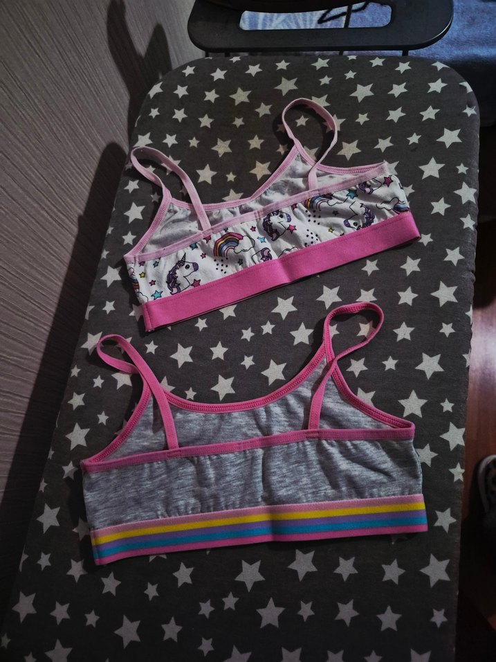 Gri Desenli Kız Çocuk Atlet crop ikili fiyat . - Görsel 3