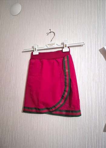 Kız Çocuk Tişörtü etek çanta Seti Gucci  5.6.7 yaş - Görsel 4