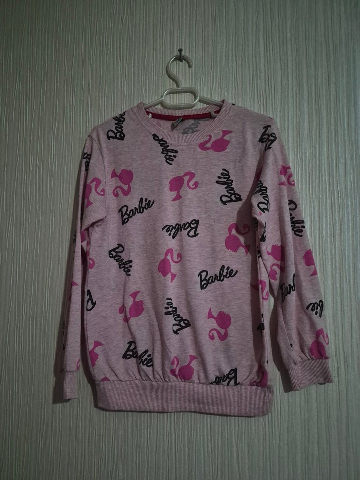 Barbie Baskılı Pembe Kız Eşofman Takımı 5.6.7 temiz yenigibi - Görsel 3