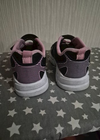 Kız Çocuk Pembe Baskılı Spor Ayakkabı sifirgibi - Görsel 6