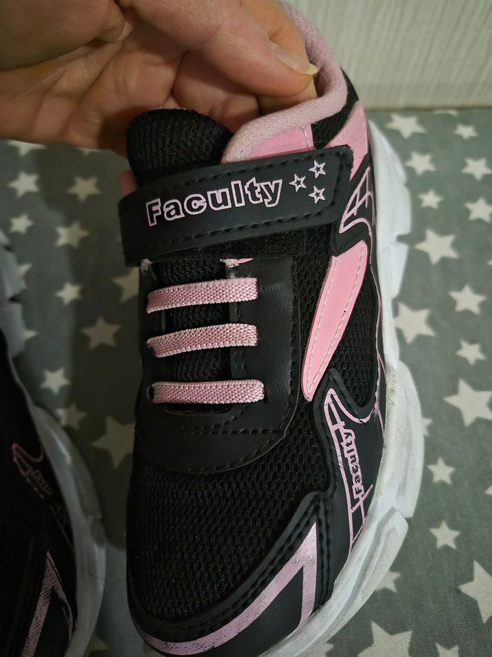 Kız Çocuk Pembe Baskılı Spor Ayakkabı sifirgibi - Görsel 4