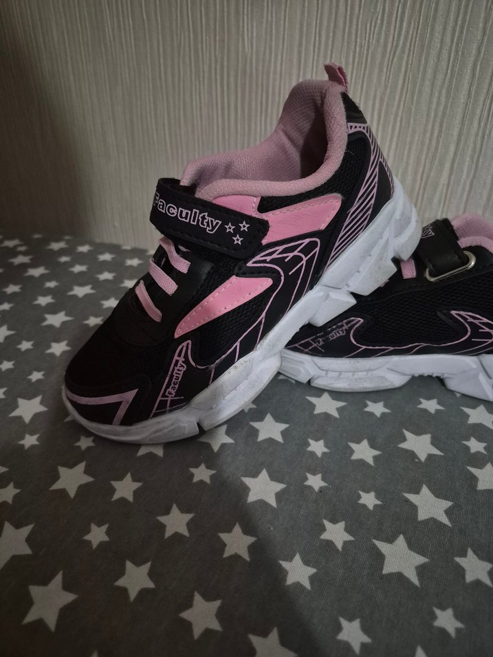 Kız Çocuk Pembe Baskılı Spor Ayakkabı sifirgibi - Görsel 5