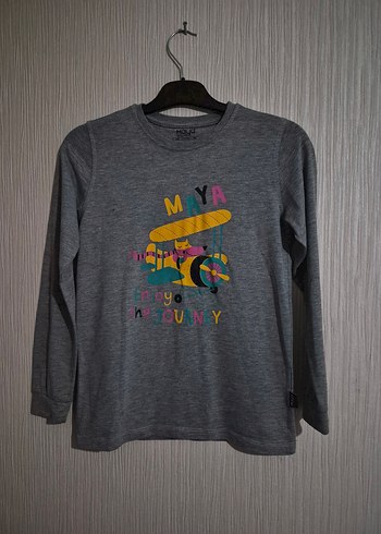 Gri Uzun Kollu Erkek Çocuk Sweatshirt 11.12 yaş kaliteli sifir - Görsel 4