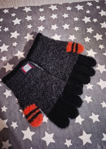 Erkek Çocuk Gri Triko Eldiven 4.5.6 - Görsel 2