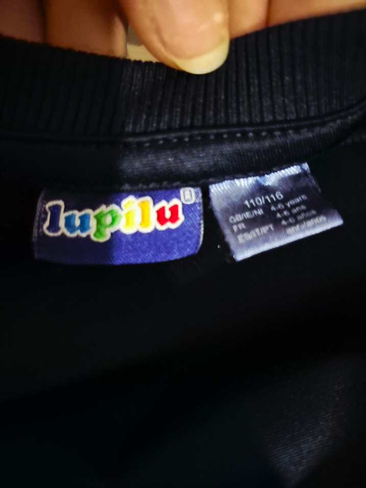 Siyah Erkek Çocuk Baskılı Sweatshirt için polari  .4.5.6 olur - Görsel 2