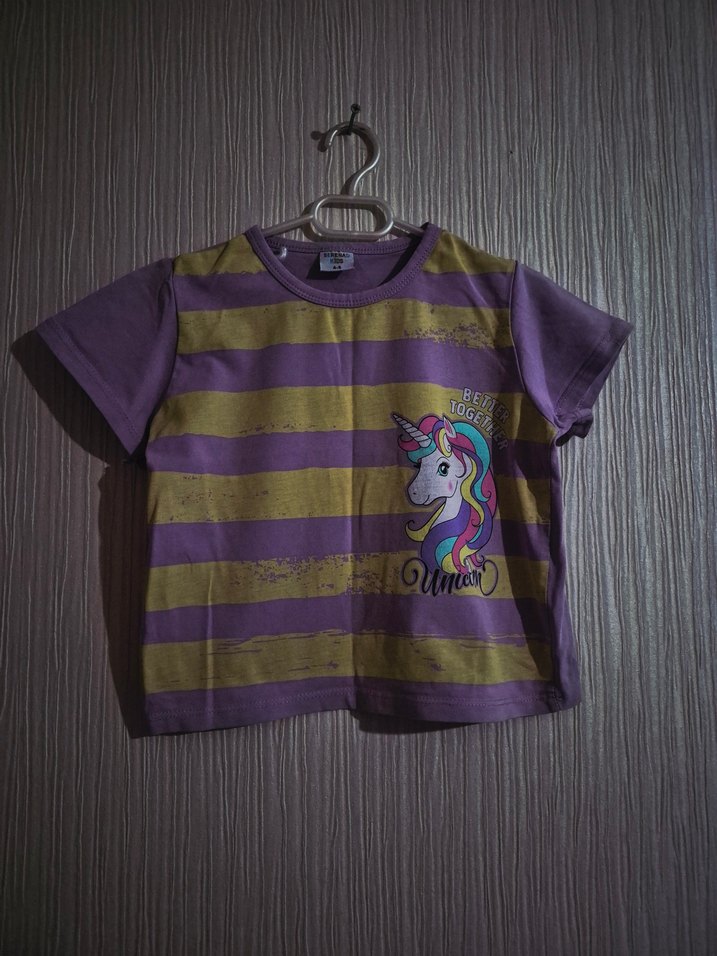 Kız Çocuk Mor Unicorn Eşofman Takımı 4.5  teklifler Kabuledilir - Görsel 2