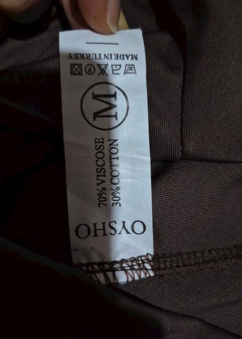 aci Kahverengi Kadın İspanyol Paça Pantolon sifir s.m.l mevcut - Görsel 7