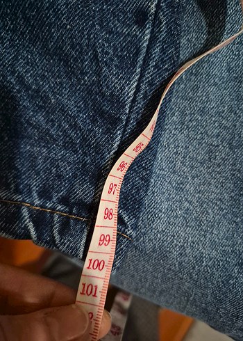 Lacivert Midi Kadın Kot Pantolon giylmedi kaliteli s - Görsel 2