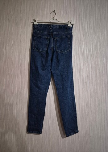 Lacivert Midi Kadın Kot Pantolon giylmedi kaliteli s - Görsel 10