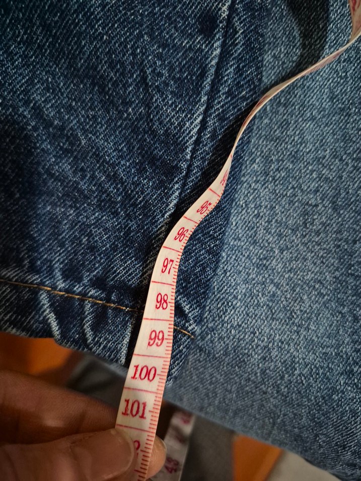 Lacivert Midi Kadın Kot Pantolon giylmedi kaliteli s - Görsel 2