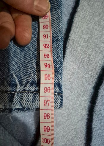 Mavi Denim Tie-Dye Jean oricinal stradivarius giylmedi . - Görsel 5