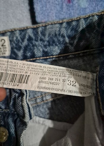 Mavi Denim Tie-Dye Jean oricinal stradivarius giylmedi . - Görsel 8