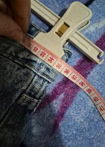 Mavi Denim Tie-Dye Jean oricinal stradivarius giylmedi . - Görsel 6