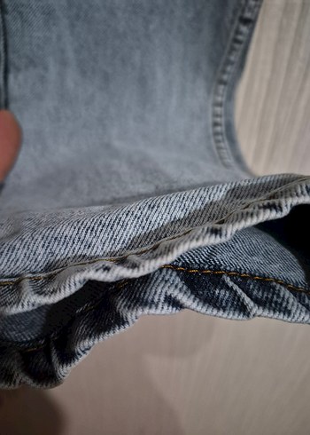 mavi Tie-Dye Kadın Jean Pantolon HOLLYWOOD  MARKA SIFIR - Görsel 4