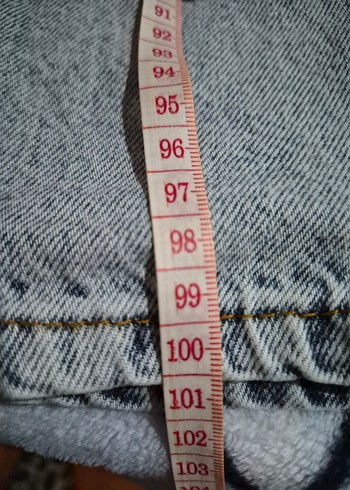 mavi Tie-Dye Kadın Jean Pantolon HOLLYWOOD  MARKA SIFIR - Görsel 6