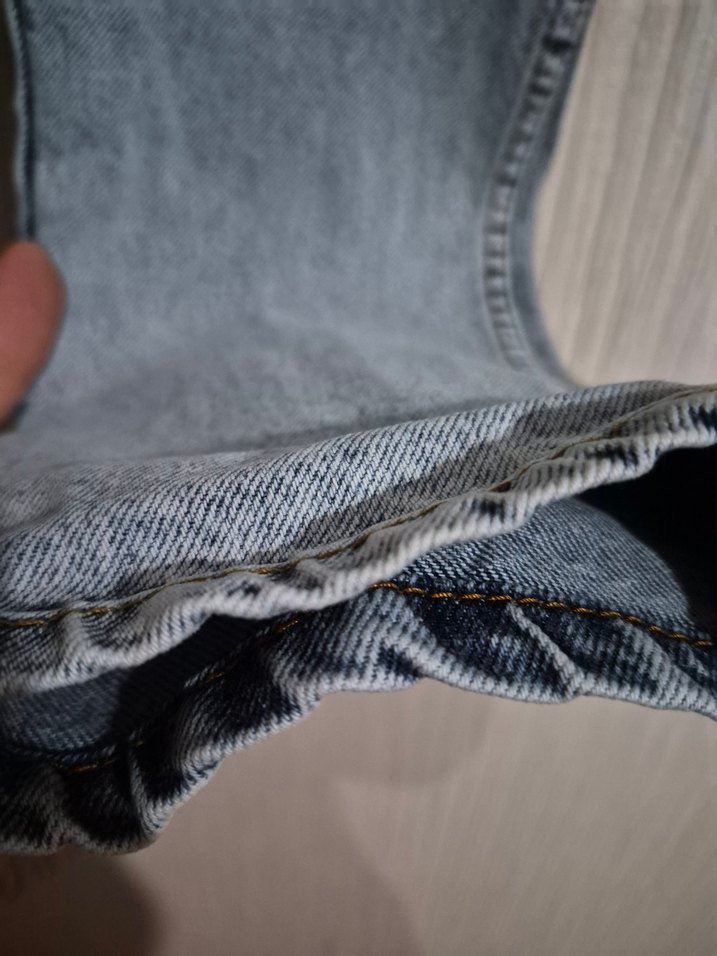 mavi Tie-Dye Kadın Jean Pantolon HOLLYWOOD  MARKA SIFIR - Görsel 4