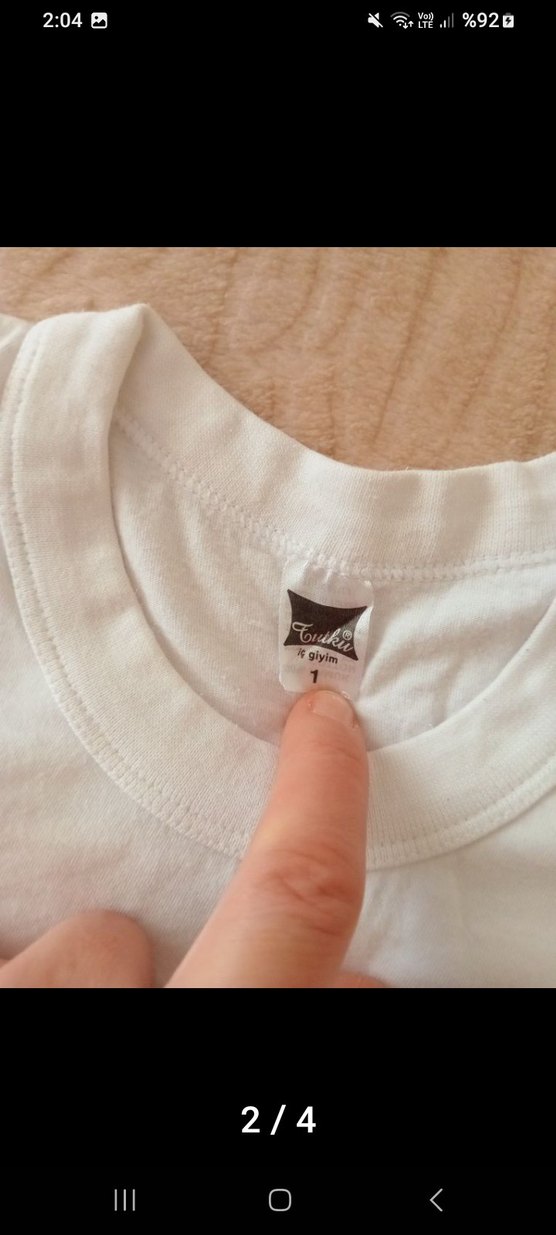 Beyaz Çocuk Atlet - Görsel 2