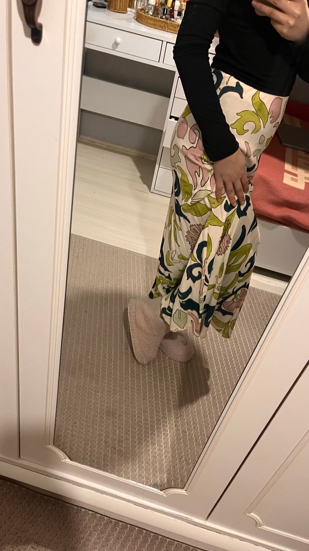 Bohem Çok Renkli Uzun Salaş Etek - Görsel 2