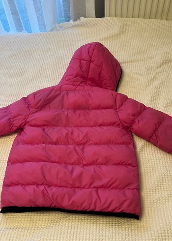 Kız Çocuk Kapüşonlu Fermuarlı Mont - Görsel 6