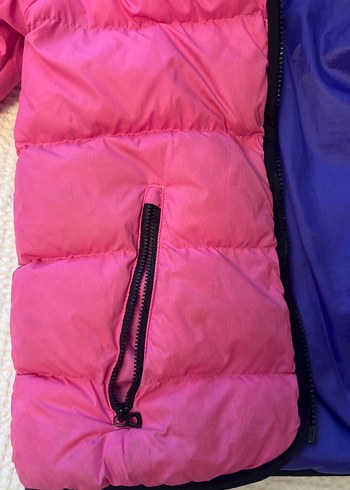 Kız Çocuk Kapüşonlu Fermuarlı Mont - Görsel 4