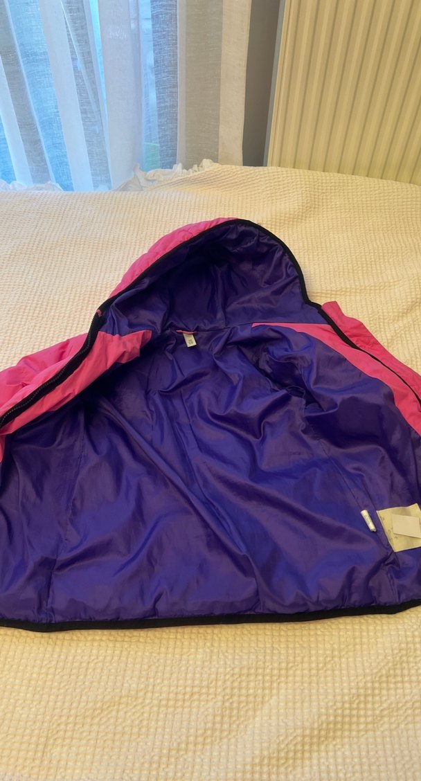 Kız Çocuk Kapüşonlu Fermuarlı Mont - Görsel 2