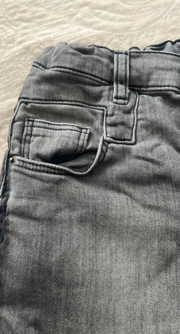 Erkek Çocuk Gri Denim Pantolon - Görsel 4