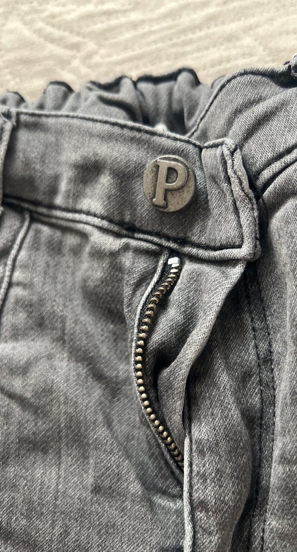 Erkek Çocuk Gri Denim Pantolon - Görsel 2