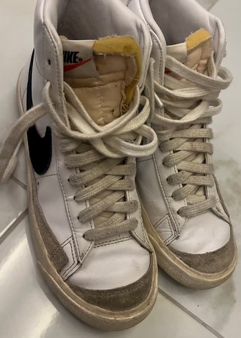 Beyaz Bağcıklı Kadın Spor Ayakkabı - Görsel 2