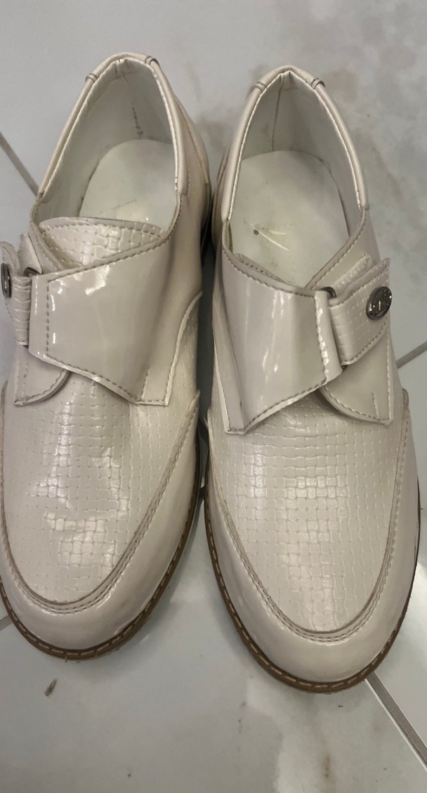 Tokalı Beyaz Erkek Çocuk Özel Ayakkabı - Görsel 5