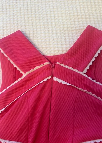 Kolsuz Kız Çocuk Elbisesi, Fırfırlı, Nakışlı Mayoral - Görsel 7