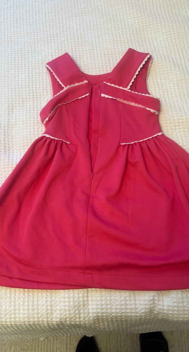 Kolsuz Kız Çocuk Elbisesi, Fırfırlı, Nakışlı Mayoral - Görsel 5