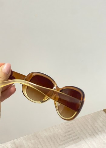 Kahverengi Kadın Güneş Gözlüğü - Görsel 5