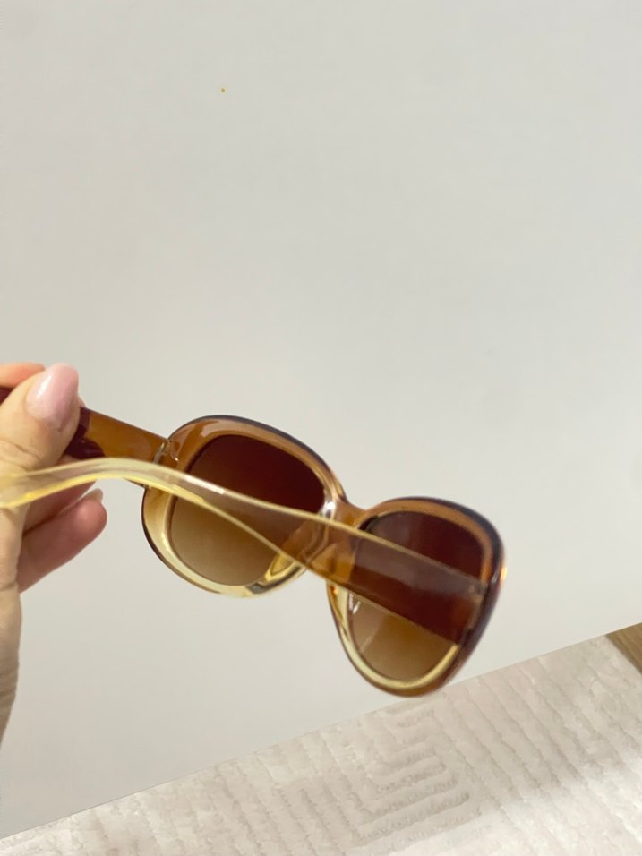 Kahverengi Kadın Güneş Gözlüğü - Görsel 5