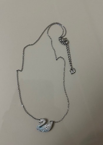 Swarovski Mini Mavi Pul İşlemeli Kolyeler - Görsel 3