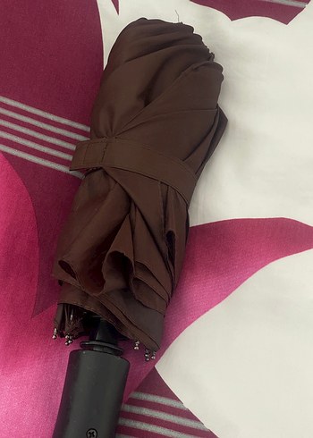 Kahverengi Kadın tam otomatik Şemsiye - Görsel 6