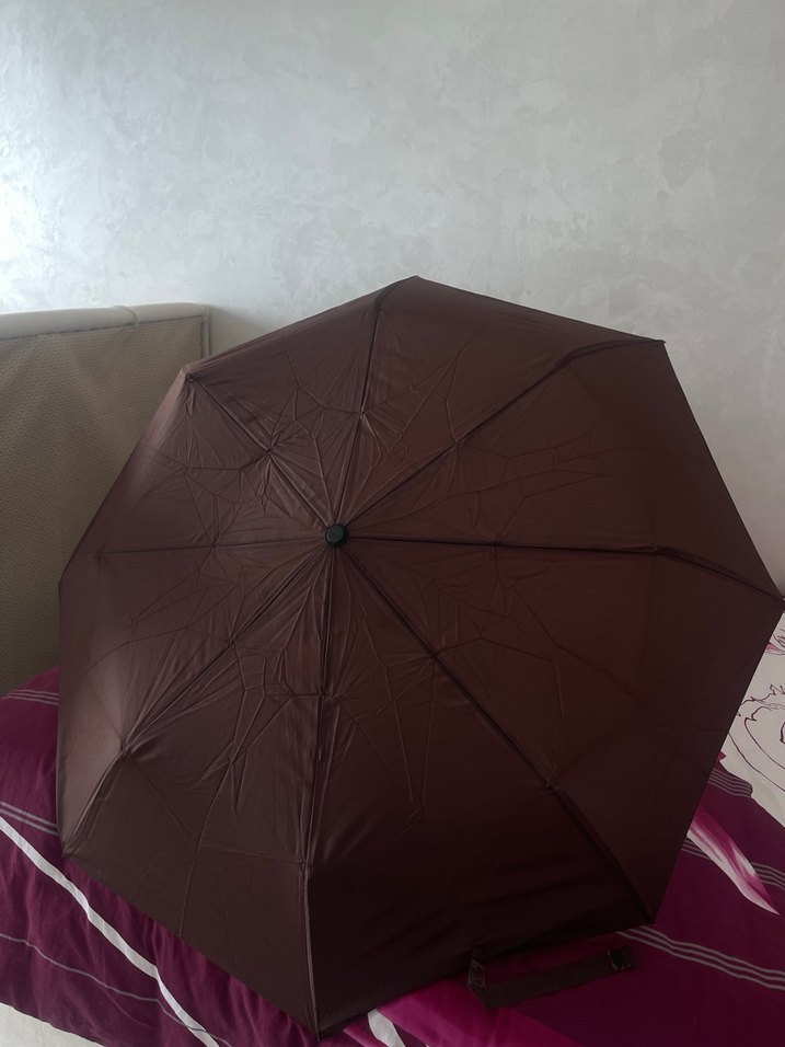 Kahverengi Kadın tam otomatik Şemsiye - Görsel 2