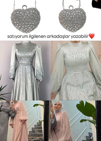 Su yeşili abiye