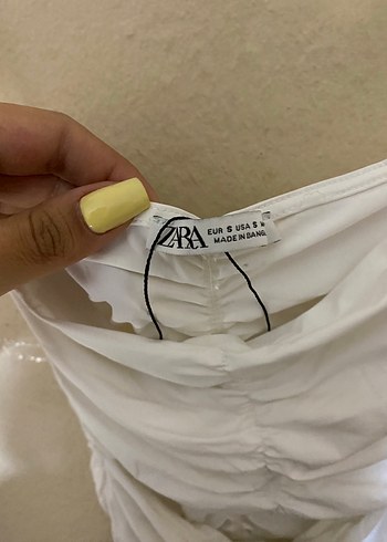 Zara Zara beyaz crop