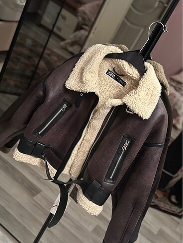 Zara biker ceket mont