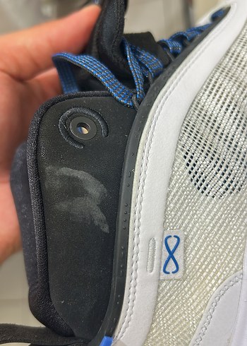 Beyaz Elastik Basketbol Ayakkabısı - Görsel 3