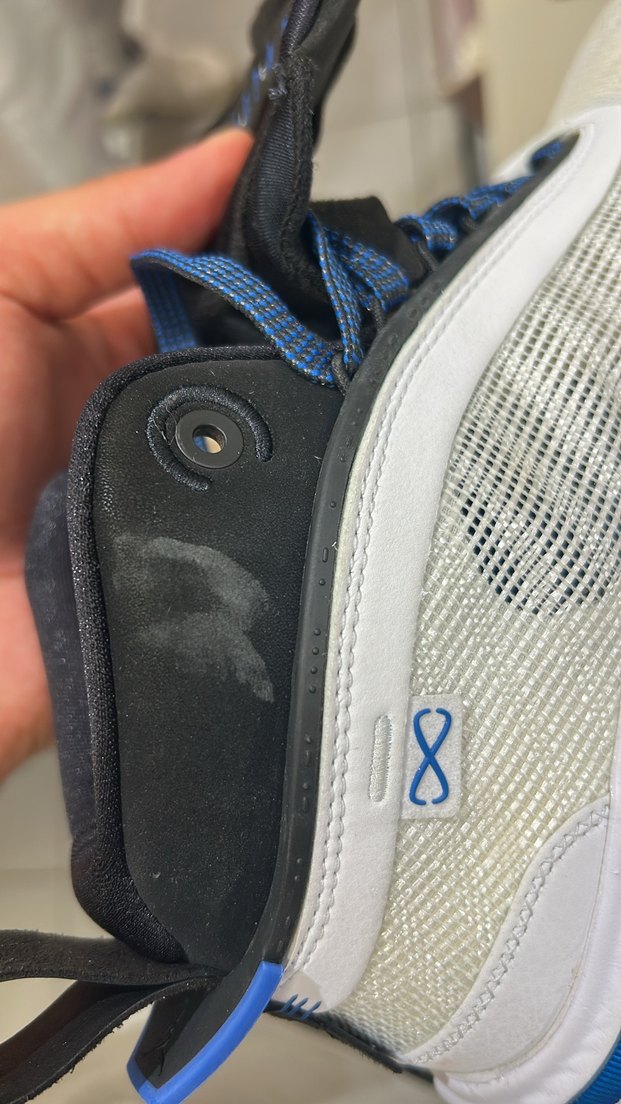 Beyaz Elastik Basketbol Ayakkabısı - Görsel 3