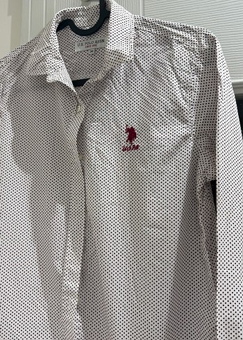 Düğmeli Bordo Desenli Pamuklu Kadın Gömlek - Görsel 3