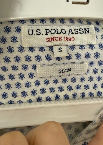 Erkek Beyaz mavi Baskılı Uzun Kollu Gömlek - Görsel 3