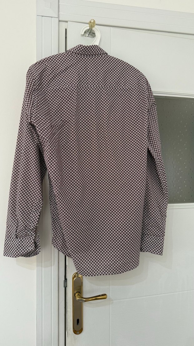 Bordo Erkek Regular Fit Uzun Kollu Gömlek - Görsel 3