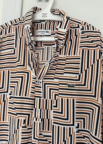 Lacoste Erkek Uzun Kollu Çizgili Gömlek - Görsel 2