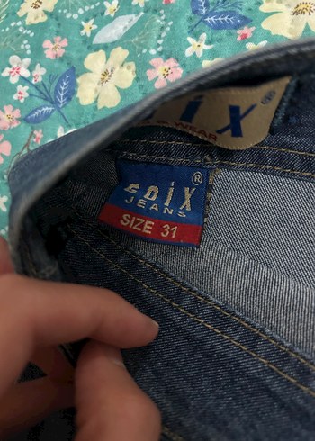 Koyu Mavi Kot Etek Midi Boy - Görsel 3