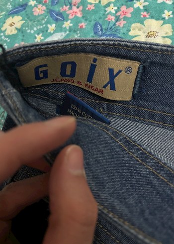 Koyu Mavi Kot Etek Midi Boy - Görsel 2