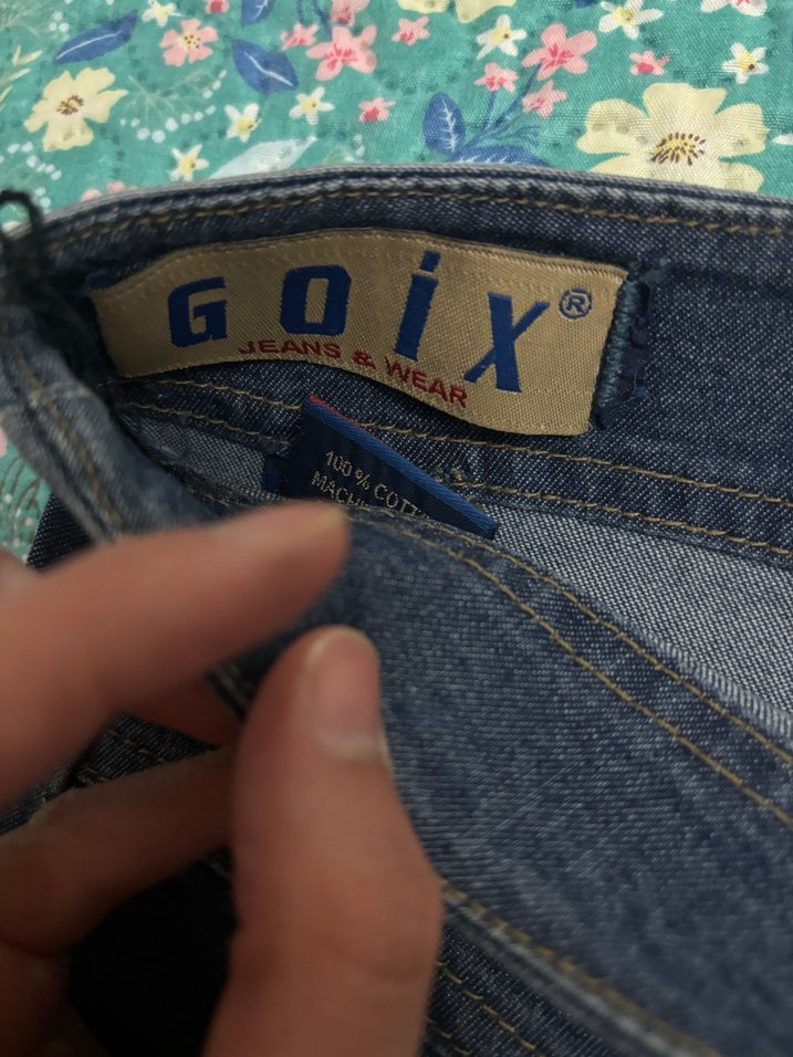 Koyu Mavi Kot Etek Midi Boy - Görsel 2